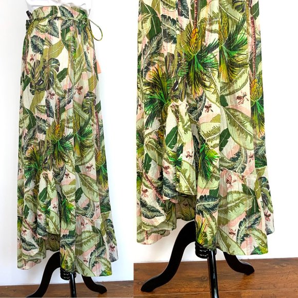 Z&L EUROPE Rio Jungle Maxi Skirt Brand New With Tag Attached Large - Picture 9 of 16